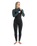 NuWave Solace 5/4/3mm Chest Zip Wetsuit in Black, Forest Green & Mulberry