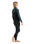 NuWave Solace 5/4/3mm Chest Zip Wetsuit in Black, Forest Green & Mulberry