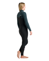 NuWave Solace 5/4/3mm Chest Zip Wetsuit in Black, Forest Green & Mulberry