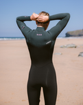 NuWave Solace 5/4/3mm Chest Zip Wetsuit in Black, Forest Green & Mulberry