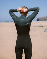 NuWave Solace 5/4/3mm Chest Zip Wetsuit in Black, Forest Green & Mulberry