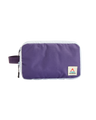 Travel Wash Bag in Heather & Deep Purple