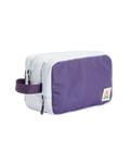 Travel Wash Bag in Heather & Deep Purple