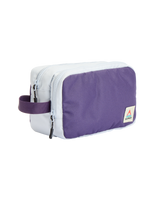 Travel Wash Bag in Heather & Deep Purple