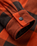 Firelight Sherpa Lined Overshirt in Dark Rust Buffalo Check