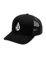 The Volcom Mens Full Stone Cheese Trucker Cap in Black