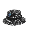 The Volcom Mens Filip Rygalski Boonie Bucket Hat in Black Print