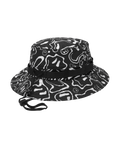 The Volcom Mens Filip Rygalski Boonie Bucket Hat in Black Print