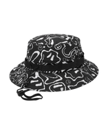 The Volcom Mens Filip Rygalski Boonie Bucket Hat in Black Print