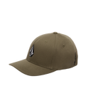 The Volcom Mens Full Stone Flexfit Cap in Earth