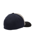 The Volcom Mens Full Stone Heather Flexfit Cap in Storm Blue