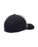The Volcom Mens Full Stone Heather Flexfit Cap in Storm Blue
