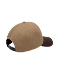 Embroidered Stone Adj Cap in Cacao