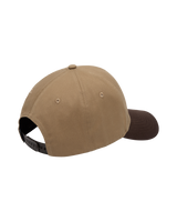 Embroidered Stone Adj Cap in Cacao