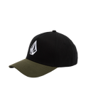 Embroidered Stone Adj Cap in Wintermoss
