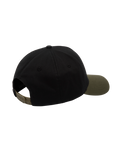 Embroidered Stone Adj Cap in Wintermoss