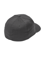 The Volcom Mens 21st Century Flexfit Cap in Antique Black