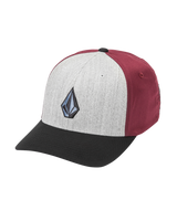 The Volcom Mens Full Stone Heather Flexfit Cap in Dark Slate