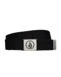 The Volcom Circle Web Belt in Black