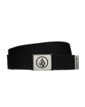 The Volcom Circle Web Belt in Black