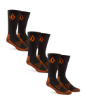 Workwear Socks (3 Pack) in Black