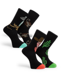 Mickey Mason Socks (4 Pack) in Multi