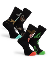 Mickey Mason Socks (4 Pack) in Multi