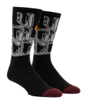 The Volcom Mens Callum Rooney Socks in Black