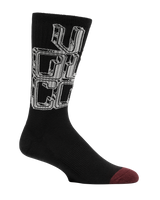 The Volcom Mens Callum Rooney Socks in Black