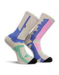 The Volcom Mens Carrau Print Mixer Socks (3 Pack) in Multi