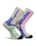 The Volcom Mens Carrau Print Mixer Socks (3 Pack) in Multi