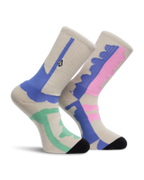 The Volcom Mens Carrau Print Mixer Socks (3 Pack) in Multi