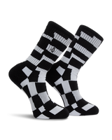 The Volcom Mens Carrau Print Mixer Socks (3 Pack) in Multi