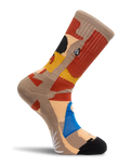 The Volcom Mens Carrau Print Mixer Socks (3 Pack) in Multi