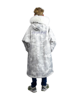 Kids Advance Long Sleeved in Alpine White & Camo