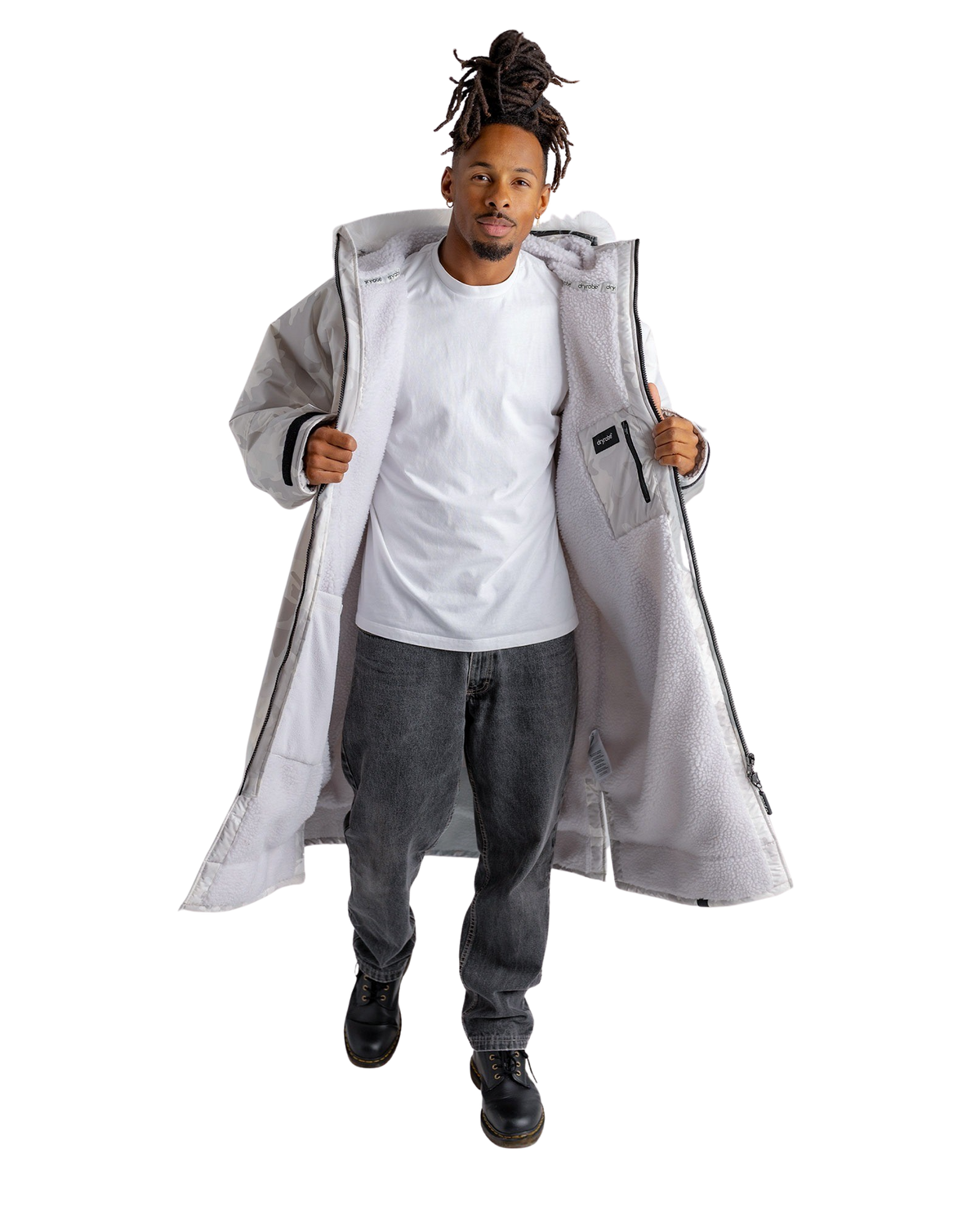 Advance Long Sleeved in Alpine White & Camo