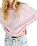 The American Vintage Womens Damsville Jumper in Melange Sugared Almond