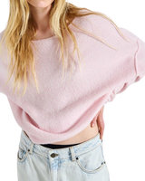 The American Vintage Womens Damsville Jumper in Melange Sugared Almond