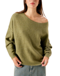 The American Vintage Womens Damsville Jumper in Melange Lizard