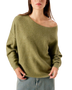 The American Vintage Womens Damsville Jumper in Melange Lizard