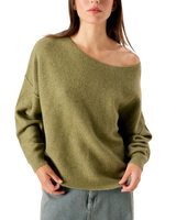 The American Vintage Womens Damsville Jumper in Melange Lizard