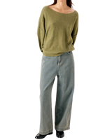The American Vintage Womens Damsville Jumper in Melange Lizard