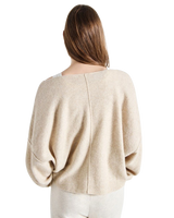 The American Vintage Womens Damsville Jumper in Melange Sand