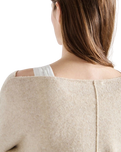 The American Vintage Womens Damsville Jumper in Melange Sand