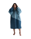Advance Long Sleeved Changing Robe in Blue & Light Grey