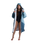 Advance Long Sleeved Changing Robe in Blue & Light Grey