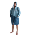 Advance Long Sleeved Changing Robe in Blue & Light Grey