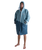 Advance Long Sleeved Changing Robe in Blue & Light Grey
