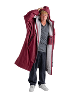 Advance Long Sleeved in Burgundy & Silver Grey