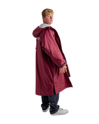 Advance Long Sleeved in Burgundy & Silver Grey